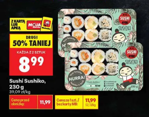 Sushi Sushiko Sushi 4You promocja w Biedronka