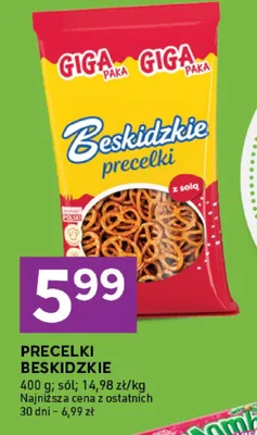 Precelki Beskidzkie z solą promocja w Stokrotka