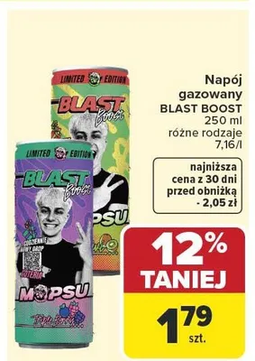 Napój gazowany różne rodzaje promocja w Carrefour