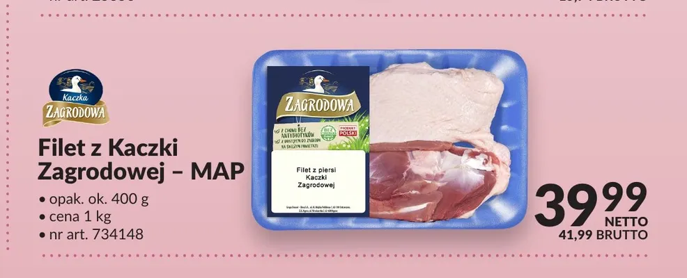 Filet z kaczki Zagrodowej promocja w Makro