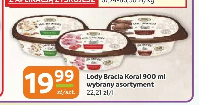 Lody Bracia Koral promocja w Społem Częstochowa