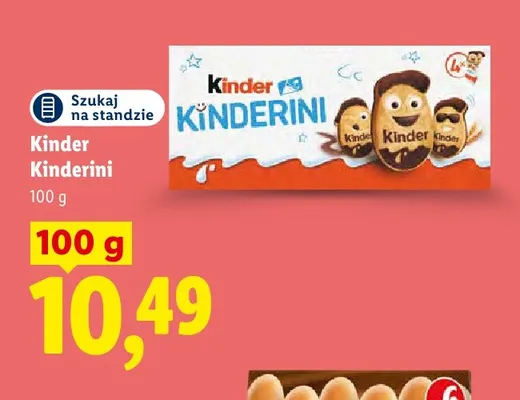 Ciastka Kinder Kinderini promocja w Lidl