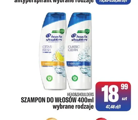Szampon do włosów Head & Shoulders promocja w Tomi Markt