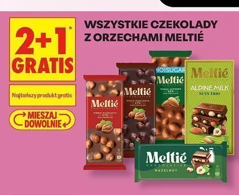 Czekolada Meltié Hazelnut promocja w Biedronka