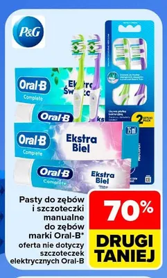 Pasta do zębów Complete Ekstra Biel Oral-B promocja w Carrefour Market
