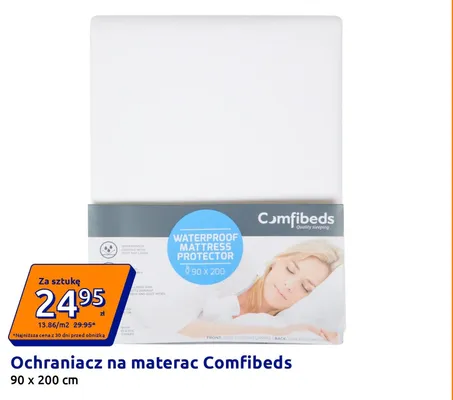 Ochraniacz na materac Comfibeds promocja w Action
