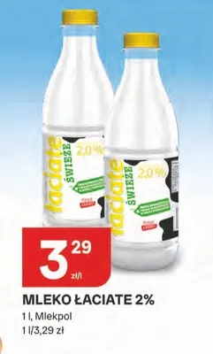 Mleko Łaciate Świeże 2% promocja w Chorten