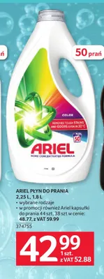 Kapsułki do prania Ariel promocja w Selgros