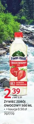 Napój Żywiec Zdrój owocowy promocja w Selgros