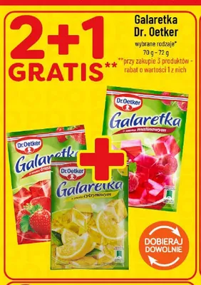 Galaretka o smaku cytrynowym Dr. Oetker promocja w POLOmarket