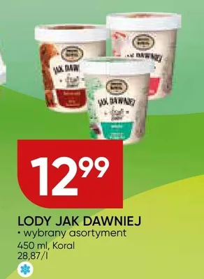 Lody Jak Dawniej wybrany asortyment promocja w Chata Polska