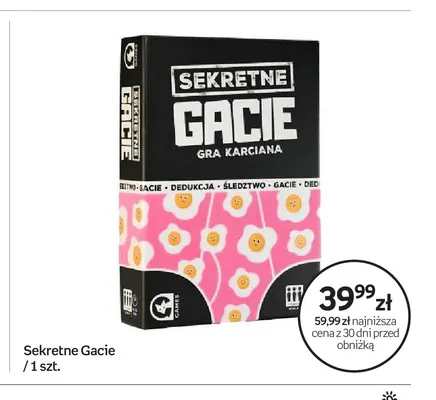 Gra karciana Sekretne Gacie promocja w Empik