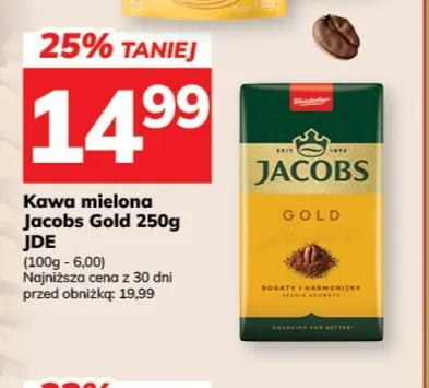 Kawa mielona Jacobs Gold promocja w Hitpol