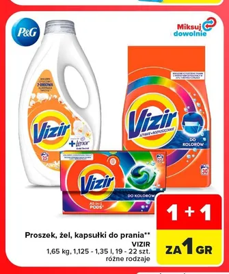 Żel do prania Vizir promocja w Carrefour Market