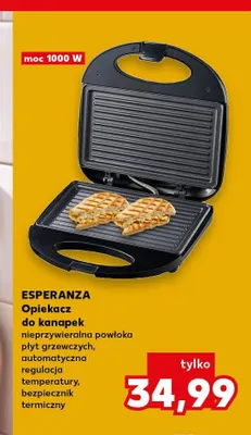 Opiekacz do kanapek Esperanza promocja w Kaufland