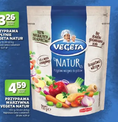 Przyprawa warzywna Vegeta Natur promocja w Stokrotka