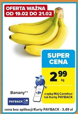 Banany promocja w Carrefour Express
