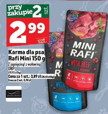Karma dla psa Rafi Mini promocja w TOPAZ