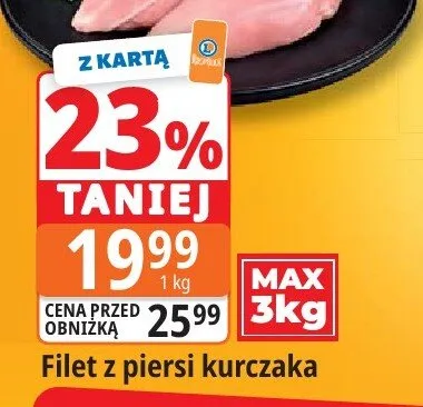 Filet z piersi kurczaka promocja w Leclerc