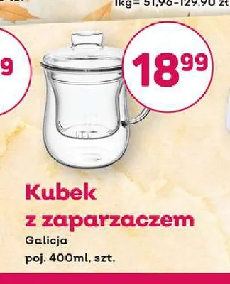 Kubek z zaparzaczem 400 ml Galicja promocja w Bliski