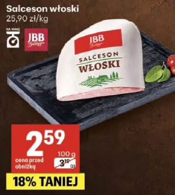 Salceson włoski promocja w Delikatesy Centrum