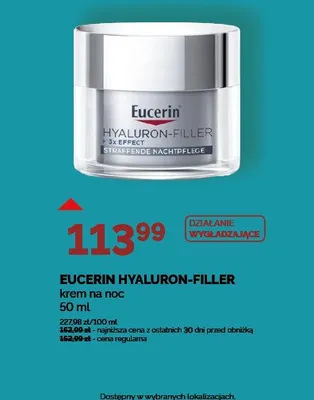 Krem na noc HYALURON-FILLER EUCERIN promocja w Ziko Dermo