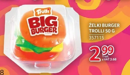 Żelki Burger Trolli promocja w Selgros