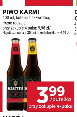 Piwo Karmi Classic promocja w Stokrotka