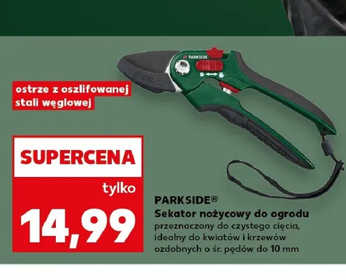 Sekator nożycowy do ogrodu PARKSIDE do pędów do 10mm promocja w Kaufland