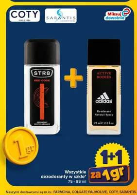 Dezodorant w szkle Adidas Active Bodies promocja w Carrefour Market