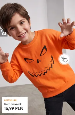Bluza crewneck promocja w Sinsay