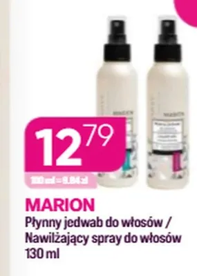Płynny jedwab do włosów Marion promocja w Drogerie Koliber
