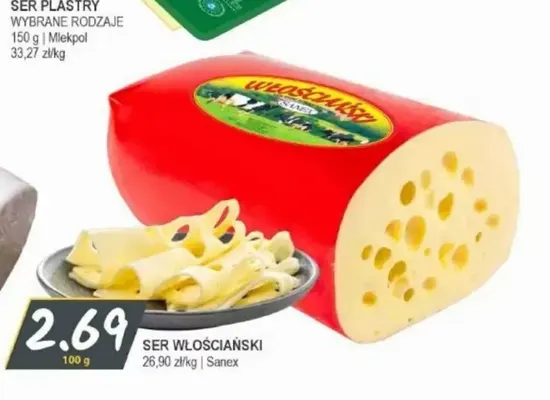Ser włościański Sanex promocja w Słoneczko
