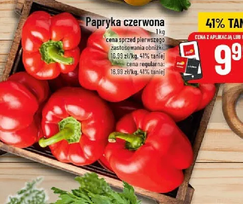 Papryka czerwona promocja w POLOmarket