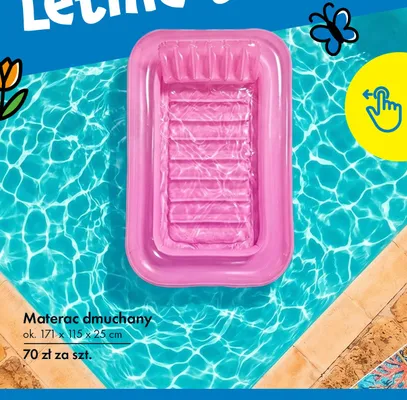Materac dmuchany ok. 171x115x25cm promocja w Tedi