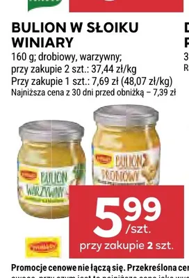 Bulion w słoiku drobiowy Winiary promocja w Stokrotka
