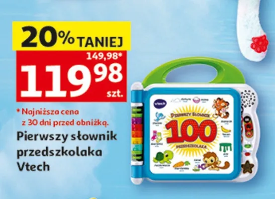 Pierwszy słownik przedszkolaka Vtech promocja w Auchan