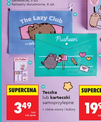 Karteczki samoprzylepne Pusheen promocja w Biedronka
