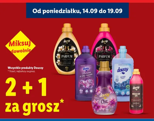 Koncentrat do płukania tkanin Doussy Chic promocja w Lidl