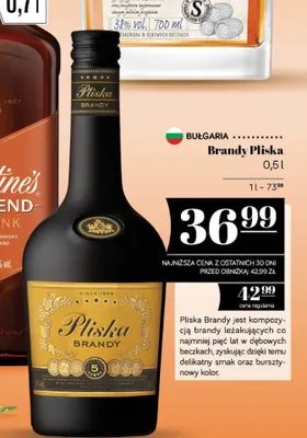 Brandy Pliska promocja w POLOmarket