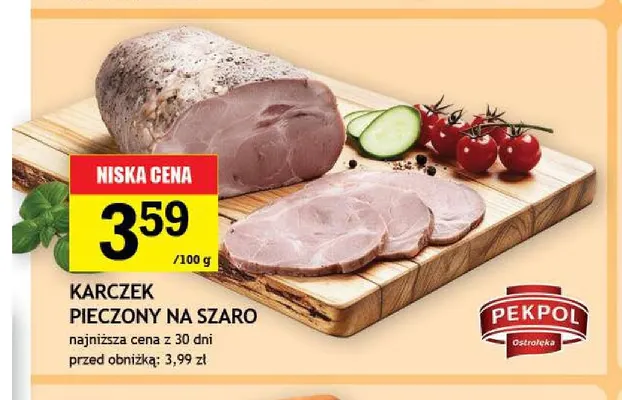 Karczek pieczony na szaro Pekpol promocja w Gram Market