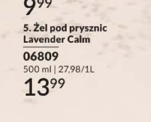 Żel pod prysznic Avon Senses Lavender Calm promocja w AVON