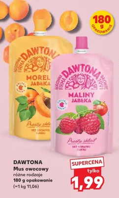 Mus owocowy Dawtona Morel Jabłka promocja w Kaufland
