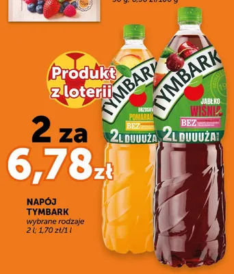 Napój Tymbark Jabłko Wiśnia promocja w ABC