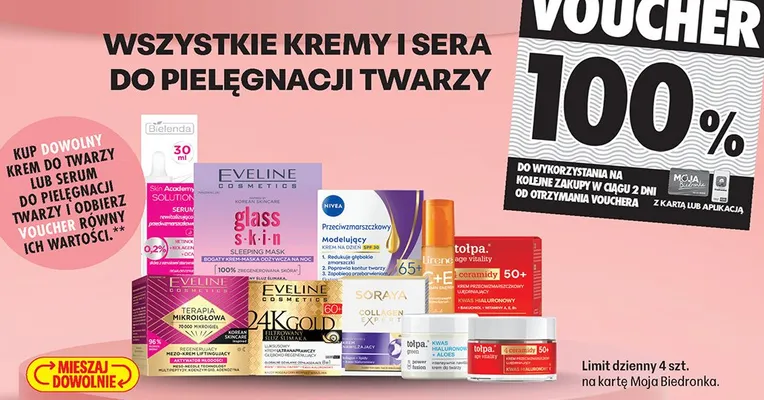 Krem Eveline Cosmetics Terapia Mikroigłowa promocja w Biedronka