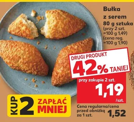 Bułka z serem promocja w Kaufland