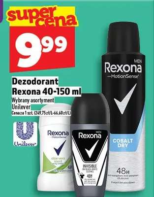 Dezodorant Rexona promocja w TOPAZ