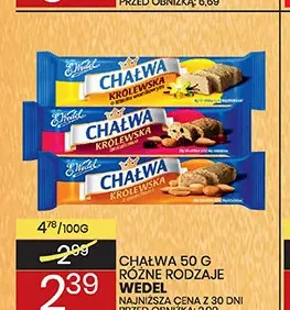 Chałwa E.Wedel promocja w Wafelek
