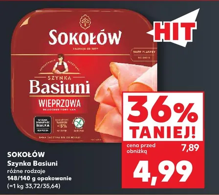 Szynka Basiuni Sokołów promocja w Kaufland
