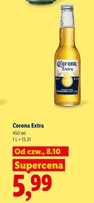 Piwo Corona Extra promocja w Lidl